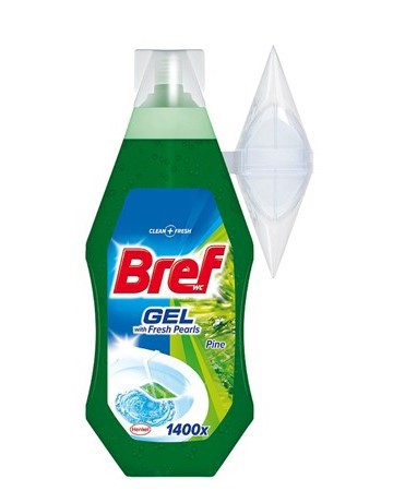 Bref WC gel Pine Forest 360ml original | Čistící, dezinf.prostř., dezodoranty - Přípravky na WC - Závěsy na WC a pissoárové kostky Bref WC gel Pine Forest 360ml original | Čistící, dezinf.prostř., dezodoranty - Přípravky na WC - Závěsy na WC a pissoárové kostky